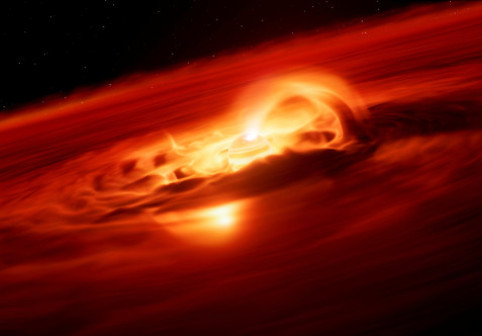 O planetă solitară cu un apetit feroce, în spaţiul interstelar. Înghite până la 6 miliarde de tone de praf şi gaze cosmice pe secundă