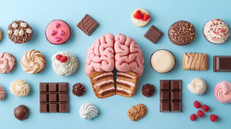 creier, dulciuri, zahar, ciocolata