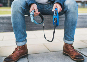 Reacția unei femei când și-a văzut vecinul dimineața la plimbare: „De ce mergi cu lesa goală?”