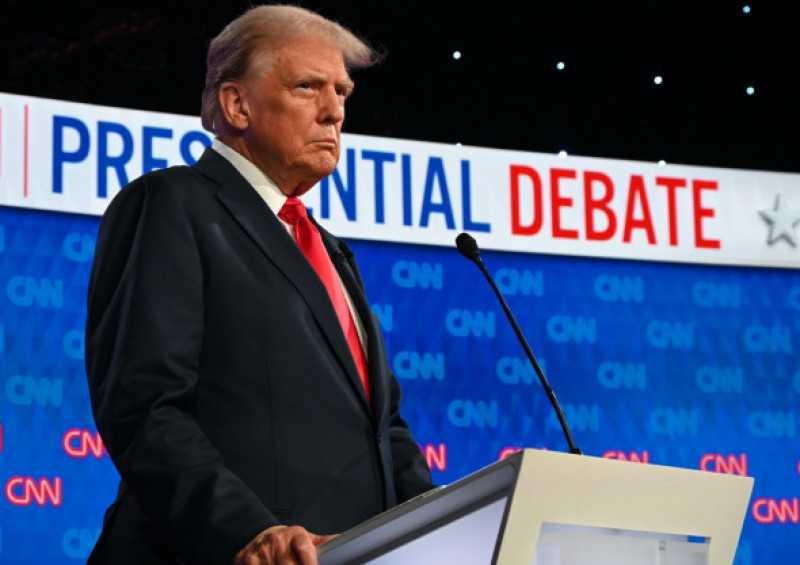 First 2024 Presidential Debate; Biden vs Trump at CNN Studios in Atlanta, Georgia, USA - 27 Jun 2024