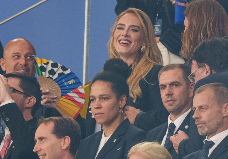 Adele Laurie Blue Adkins MBE known as Adele, british singer and sonwriter ( Oscar-, Golden-Globe and 16 Grammy-winner )in the semi final match NETHERLANDS - ENGLAND 1-2of the UEFA European Championships 2024 on Jul 10, 2024 in Dortmund, Germany. Ph