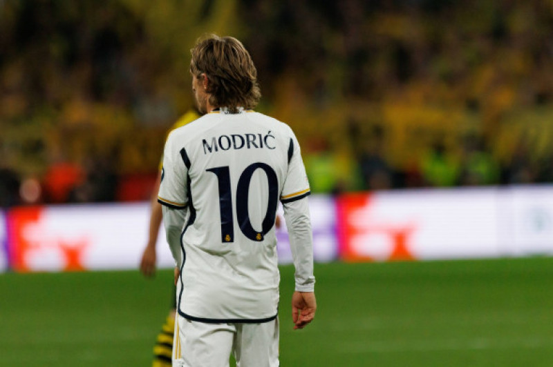 Luka Modric during Champions League 2024 final game between Borussia Dortmund and Real Madrid () London W