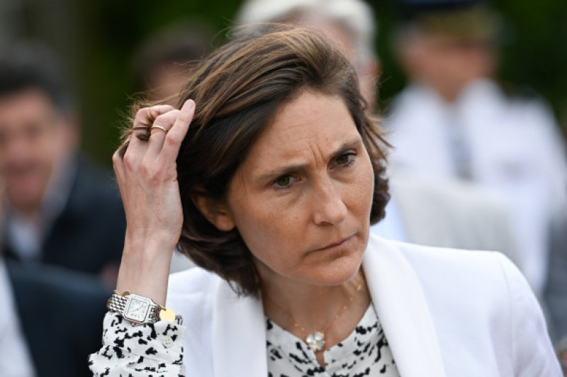 LOIRE-ATLANTIQUE : France s Minister for Sports and Olympics Amelie Oudea-Castera