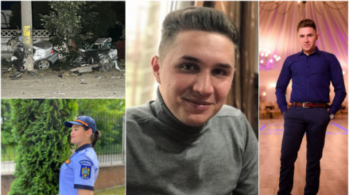 Ei sunt polițiștii care au murit în accidentul din Târgu Lăpuș! Rareș și Bogdan au pierit pe loc, în fiarele mașinii. Alexandra, colega tinerilor, a supraviețuit ca prin miracol