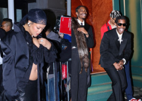 Femeia care l-a însoțit pe A$AP Rocky la petrecere după Gala Met. Rihanna, însărcinată cu al treilea copil, a plecat acasă, iar rapperul a stat până la 8 dimineața
