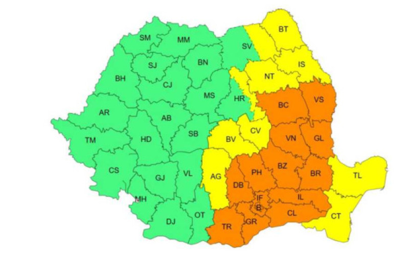 avertizare meteo