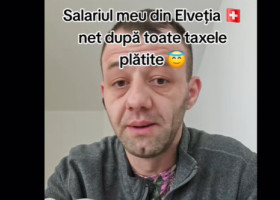 Un român care lucrează în Elveția, viral pe TikTok, după ce a dezvăluit câți bani câștigă în fiecare lună: „Salariul e mare, dar și taxele, frate!”