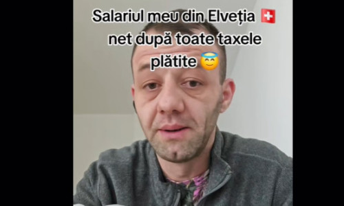 Un român care lucrează în Elveția, viral pe TikTok, după ce a dezvăluit câți bani câștigă în fiecare lună: „Salariul e mare, dar și taxele, frate!”