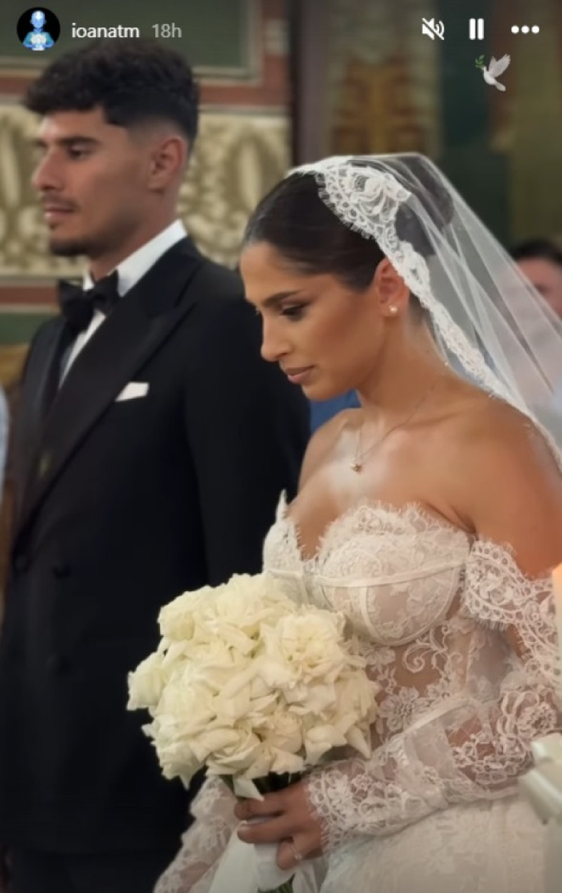 Ioana și Florinel Coman s-au căsătorit / Credit foto: Instagram