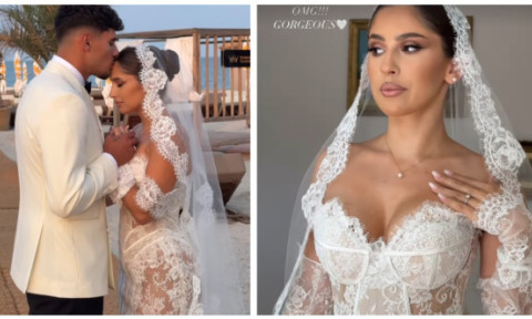Florinel Coman și Ioana Timofeciuc s-au căsătorit religios. Fotbalistul, copleșit de emoții: „Nu mă așteptam să fie atât de greu pentru mine!” Cine sunt nașii celor doi
