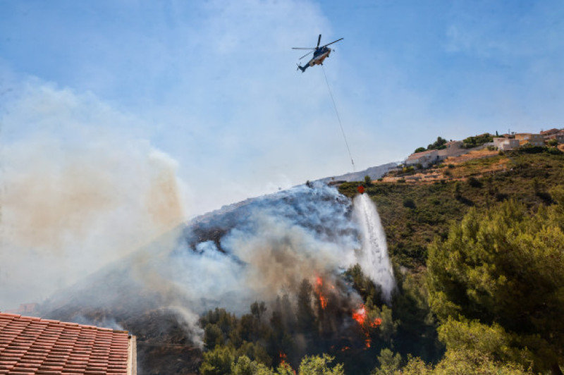 Incendiu de vegetație lângă Marsilia/ Profimedia