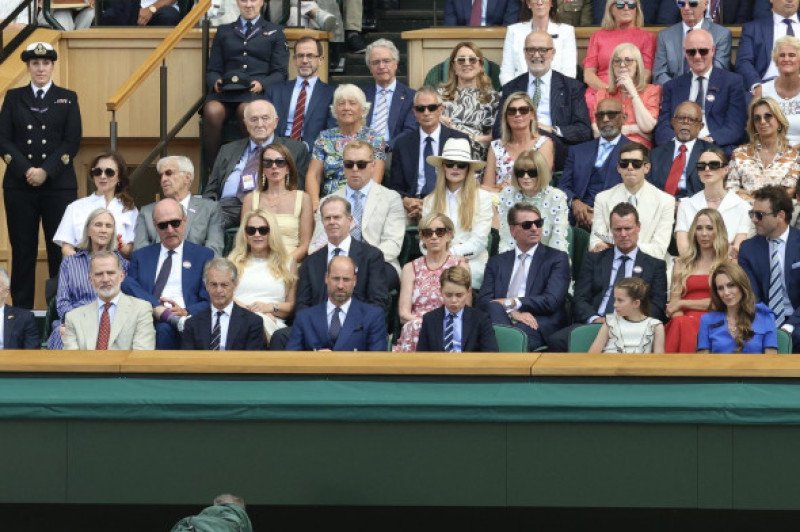 The King attends the final of the Wimbledon Championships 2025