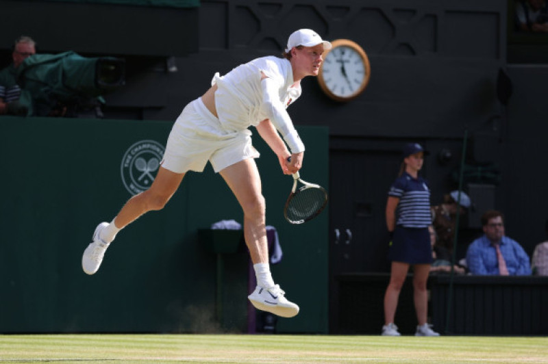 Jannik Sinner (ITA), Endspiel, Final, Herren Einzel, Men's SinglesTennis - Wimbledon 2021 - London - Grand Slam ITF / ATP / WTA - AELTC - Great Britain - 2025