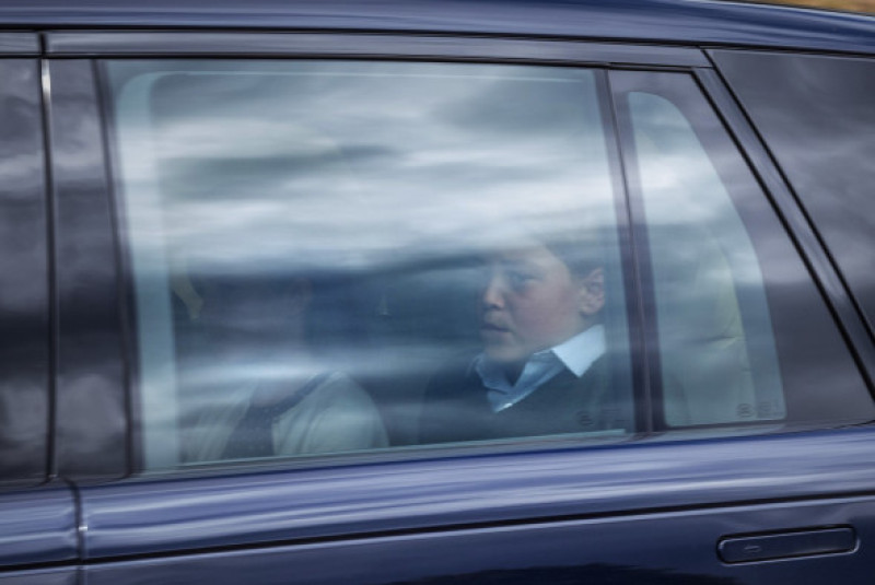 Royals attend church service