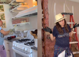 Drew Barrymore, de la Hollywood la șantierul de acasă. Face renovări cu mâinile ei, dar fanii s-au alarmat de un detaliu potențial periculos