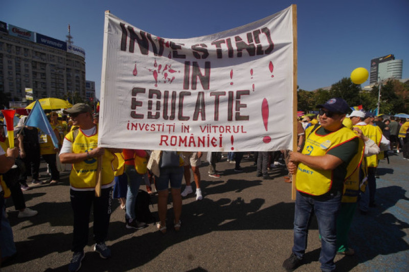 protest profesori 8 septembrie 2025