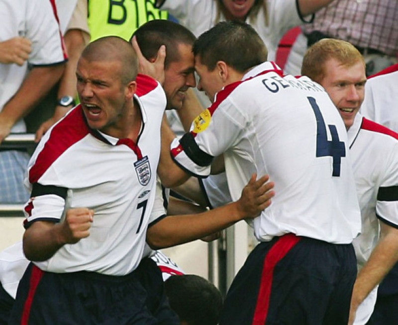 Gerrard, David Beckham, Paul Scholes