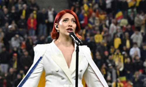 Lidia Buble, surpriză vestimentară de efect la meciul România-Republica Moldova, la care a cântat imnul: “Trec pe lista realizărilor vieții”