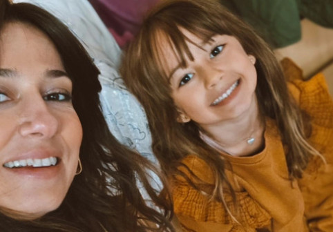 Fiica Danei Rogoz, la primul job la numai 5 ani: "Azi am fost doar mama Liei. Sunt tare mândră de ea"