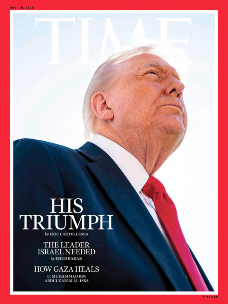 TIME magazine front cover Nov 18, 2025