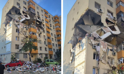 Explozie în Capitală. Primele declarații ale unor martori: „Am auzit o bubuitură groaznică!” Mirosul de gaz s-a simțit încă de joi