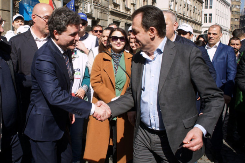 Nicușor Dan și Ludovic Orban