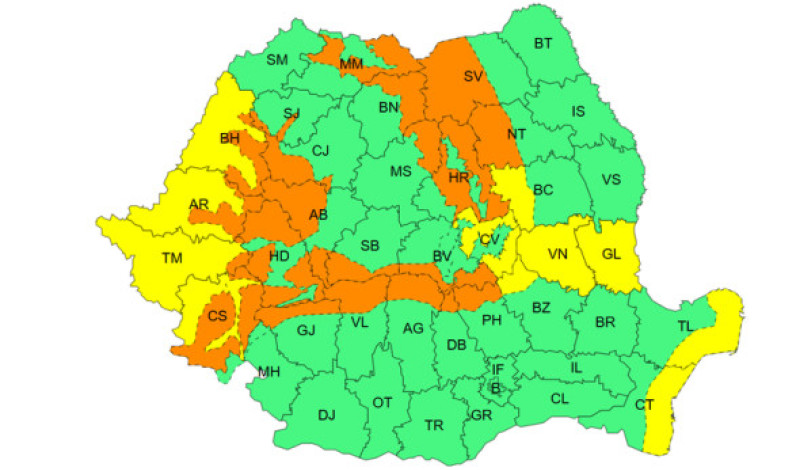 meteo 2 ianuarie 2026