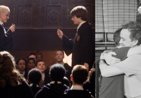 Tom Felton și Daniel Radcliffe, la 25 de ani de la primul film Harry Potter. Fanii, impresionați: „Harry și Draco sunt prieteni!”