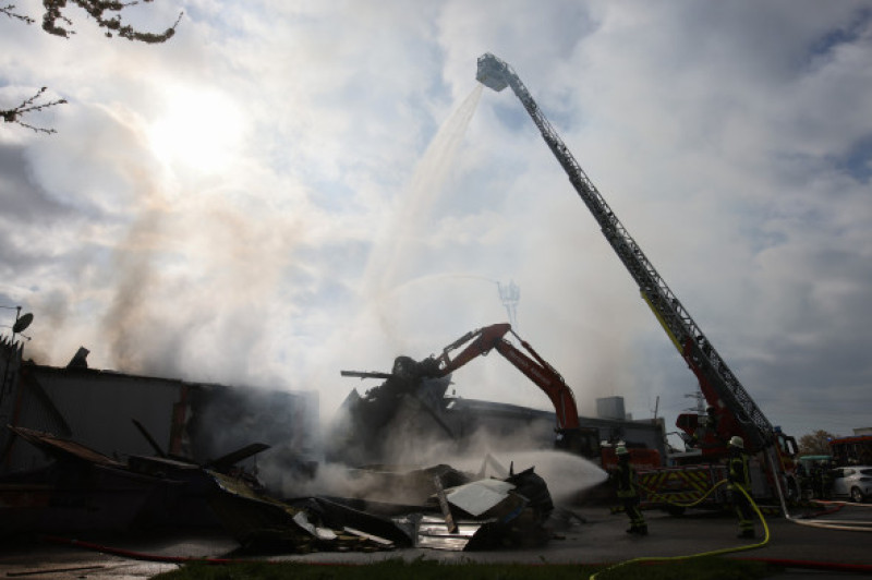 Incendiu într-un club de noapte la Kehl, în sud-vestul Germaniei/ Profimedia