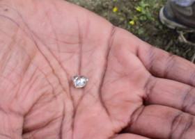 A pierdut tot ce avea mai drag, dar a găsit un diamant de 3 carate într-un parc: „M-am rugat pentru un semn”