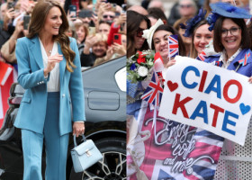 Prințesa Kate, primită ca un star de cinema în Italia: „Te iubim!”. Motivul special pentru care a ales Reggio Emilia pentru marea sa revenire