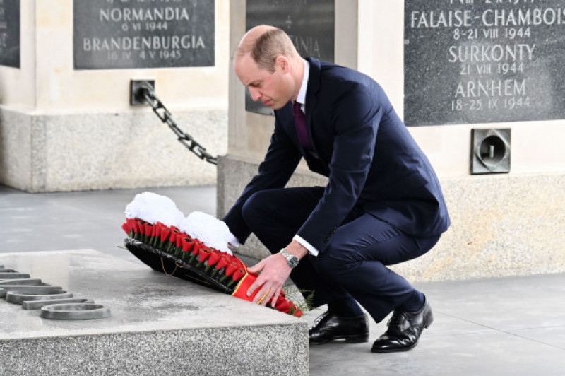 Prince William visit to the Tomb of the Unknown Soldier, Warsaw, Poland - 23 Mar 2023