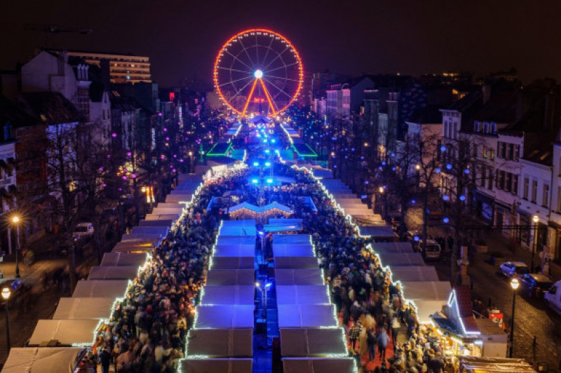 Târgul de Crăciun din Bruxelles, Belgia (Plaisirs d'Hiver)