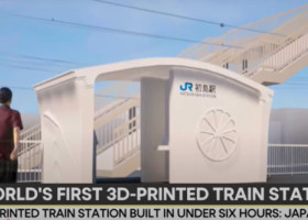 Japonia a realizat prima gară la o imprimantă 3D. Într-o săptămână a fost construită și în câteva ore a fost asamblată