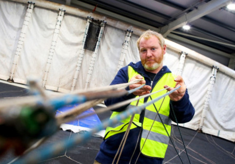 În Irlanda, zmeie uriaşe sunt folosite pentru a produce electricitate
