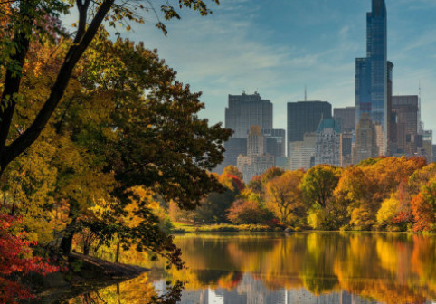 Central Park, "inima" New York-ului, colorat în nuanțele toamnei. Poze spectaculoase din parcul cu zeci de milioane de vizitatori