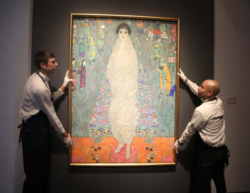 O pictură rară a lui Klimt devenit a doua cea mai scumpă operă de artă modernă vândută vreodată la licitaţie/ Profimedia
