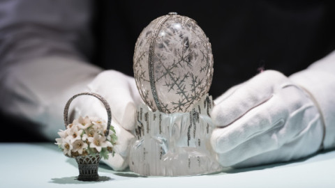 Un ou Fabergé extrem de rar a provocat isterie la Londra. Bijuteria imperială s-a vândut pentru 22,9 milioane de lire
