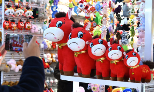 „Căluţul plângăcios”, jucăria momentului. S-a născut dintr-un accident, dar a cucerit inimile chinezilor care aşteaptă Anul Calului de foc