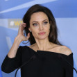 Angelina Jolie - Jens Stoltenberg meeting in Brussels