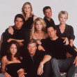 The 7Th Year Of Melrose Place (L) To R John Haynnes Newton Kelly Rutherford Rob Estes Heath
