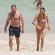EXCLUSIVE: *NO DAILYMAIL ONLINE* Grey's Anatomy And Emily In Paris Star Kate Walsh, 56, Enjoys A Visit To Perthâ€™s Swanbourne Beach With Her FiancĂ© Andrew Nixon And Friends, In Australia - 30 Dec 2023