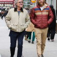 *EXCLUSIVE* Kurt Russell and son Wyatt enjoy post-lunch stroll