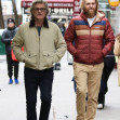 *EXCLUSIVE* Kurt Russell and son Wyatt enjoy post-lunch stroll