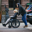 Jessica Lange în scaun cu rotile/ Profimedia