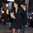 Demi Moore carries her pup Pilaf as she arrives to CBS studios in New York, NY