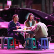 *EXCLUSIVE*  Keanu Reeves, Seth Rogen, Aziz Ansari, and Keke Palmer film till the late hours for 'Good Fortune' *WEB Must Call For Pricing*