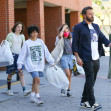 Ben Affleck Out With Seraphina Affleck And Emme Muniz