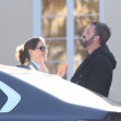Ben Affleck and Jennifer Garner discussing the next movie together