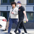 EXCLUSIVE: Hugh Jackman is Spotted Out For a Stroll With His Son in New York City.